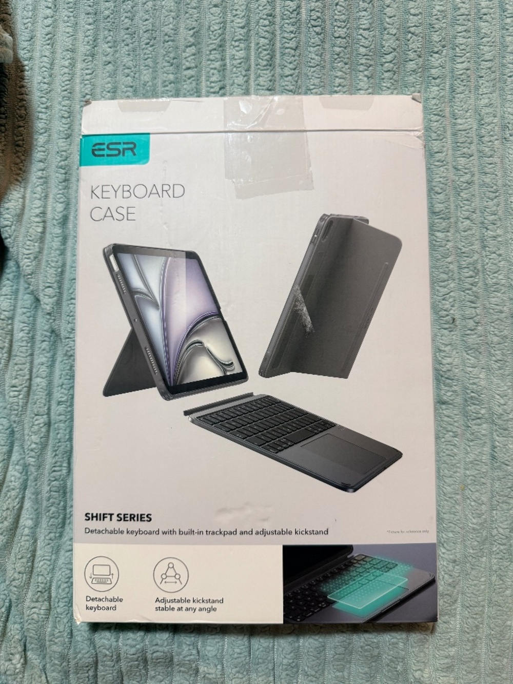 ESR Shift Keyboard Case for iPad Pro 11” M5 M4 Detachable Trackpad Dark Gray